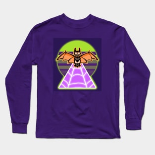 Rad Synth Halloween Bat Long Sleeve T-Shirt